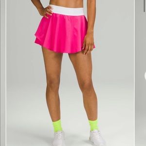 Lululemon Court Rival High Rise Skirt *Sonic Pink size:8